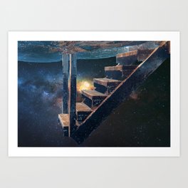 Stairs to Where Art Print