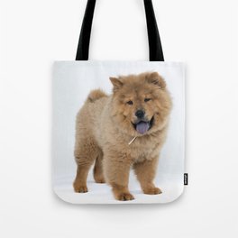 Chow Chow Puppy Tote Bag