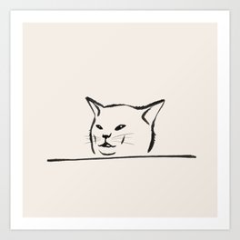 Cat Meme Art Prints For Any Decor Style Society6