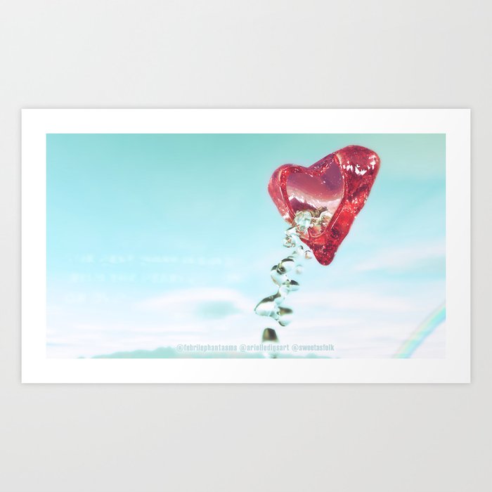 Pour Your Heart Out Art Print By Arielledornellas Society6