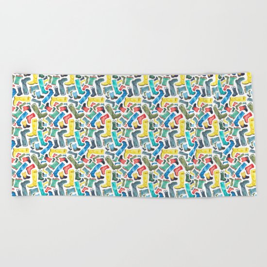 Boots Beach Towel