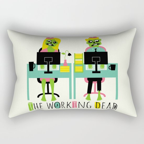 The working dead Rectangular Pillow