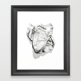 CK Underwear - NOODDOODs Framed Art Print