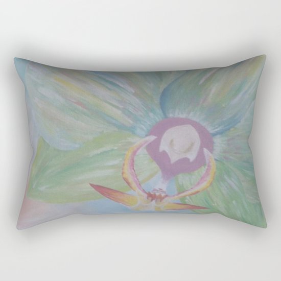 Tipsy Orchid Rectangular Pillow