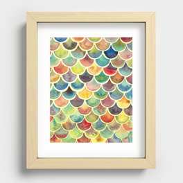 Colorful Scales Recessed Framed Print