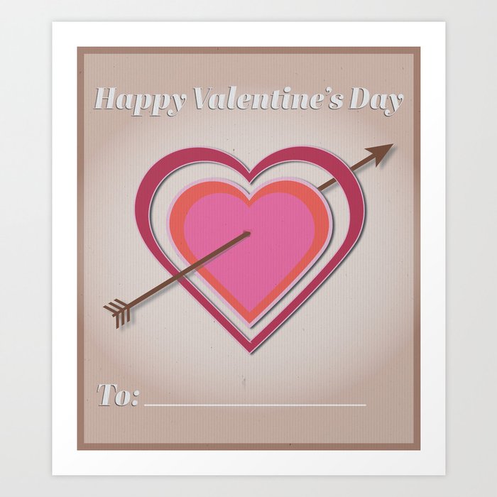 Happy Valentine's Day Art Print