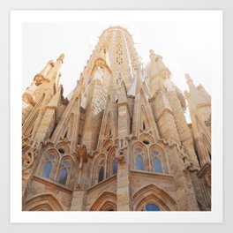 Spain Photography - Basilica Seen From Below Art Print