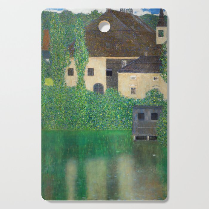 Gustav Klimt - Water Castle Cutting Board