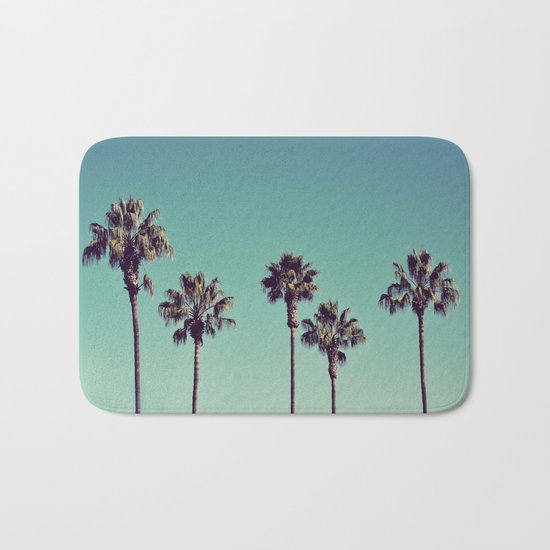 California Palm Trees Bath Mat