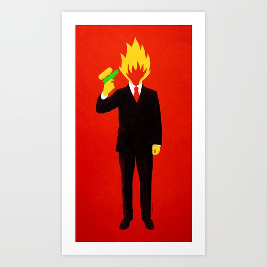 The Tragic Death of Mr. Burns Art Print