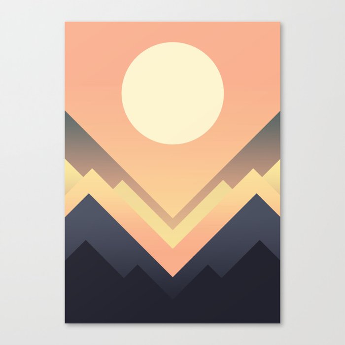 The Sun Rises Canvas Print