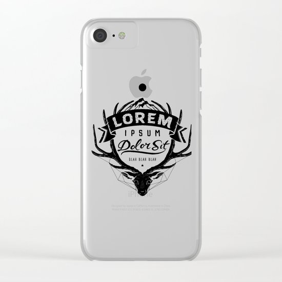 adventure blah! Clear iPhone Case