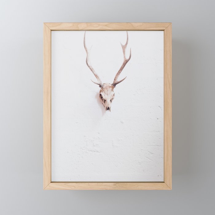 Antlers Framed Mini Art Print