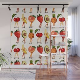 Fruit Pin-Ups Pattern  Wall Mural
