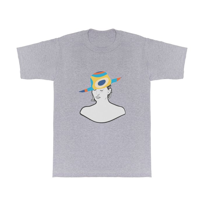 Lady with Hat-5 T Shirt