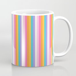 Neon Rainbow Stripes - Small Mug