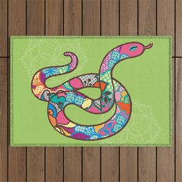 Chinese Zodiac - Snake Outdoor Rug