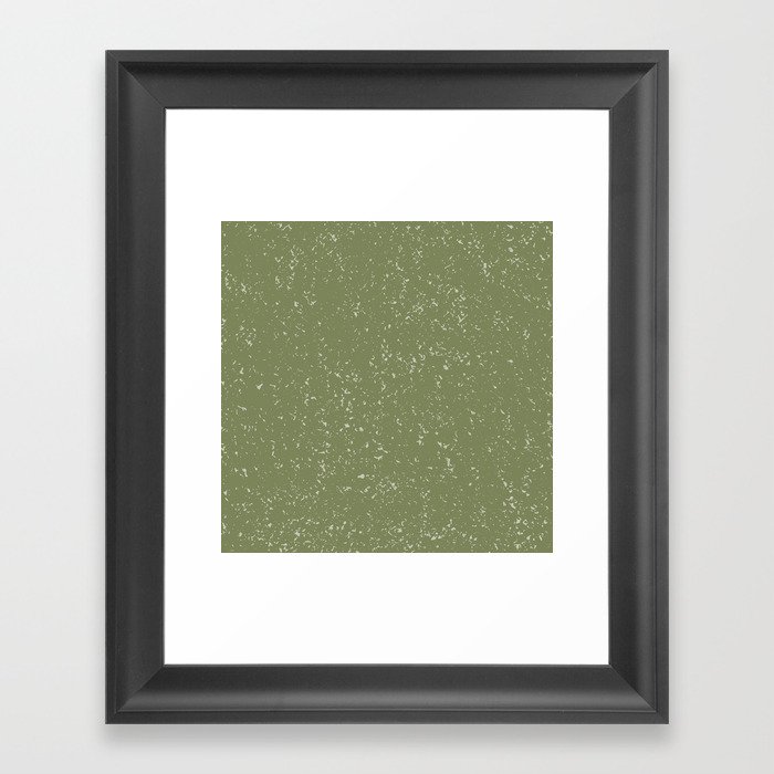 Green abstract texture Framed Art Print