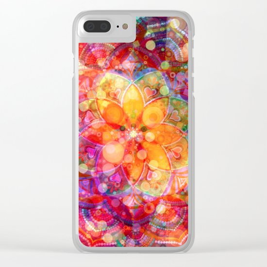 Dreaming Lotus Clear iPhone Case