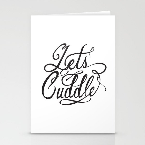 Lets Cuddle Stationery Cards
