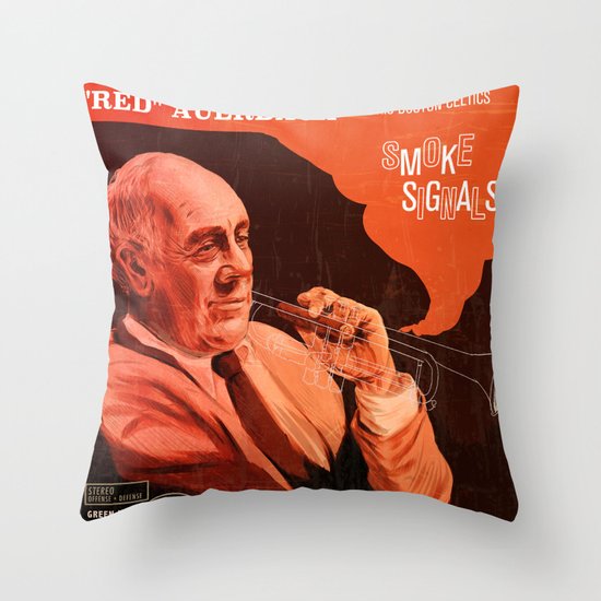 Smoke Signals Throw Pillow