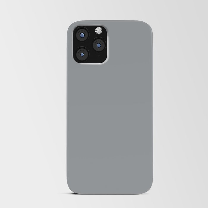 Best Seller Pale Gray Solid Color Parable to Jolie Paints French Grey - Shade - Hue - Colour iPhone Card Case