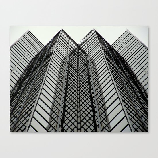 Linear Mirrors Canvas Print