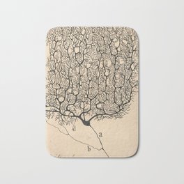 Neuron Drawing By Santiago Ramón Y Cajal Bath Mat | Drawing, Santiago, Y, Ramon, Cajal, Neuron, Vintage 