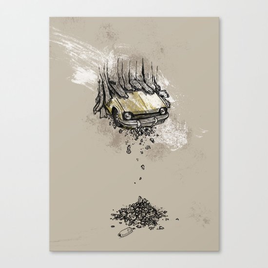 It's here daddy! Canvas Print