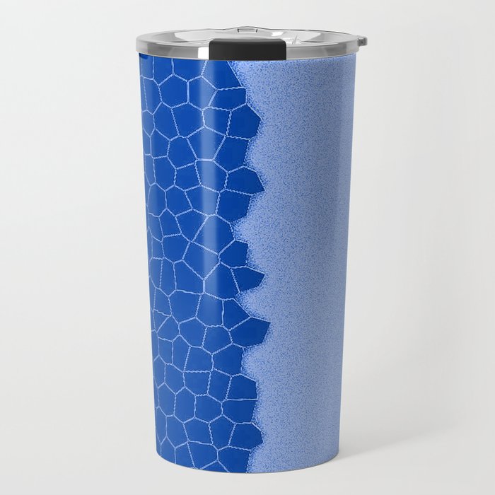 Blue Jeans Stained Glass Modern Sprinkled Collection Travel Mug