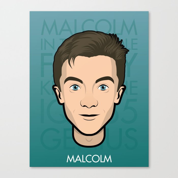 Malcolm Malcolm In The Middle Canvas Print by Mathieu MRC Society6