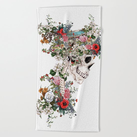 Skull Queen Beach Towel