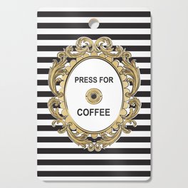 Press For Coffee Cutting Board
