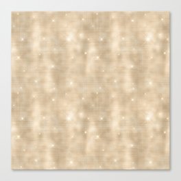 Glam Gold Diamond Shimmer Glitter Canvas Print