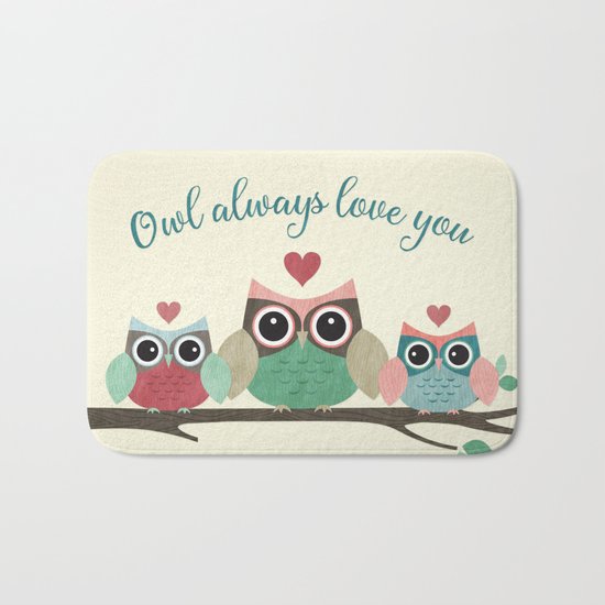 Owl Always Love You Bath Mat