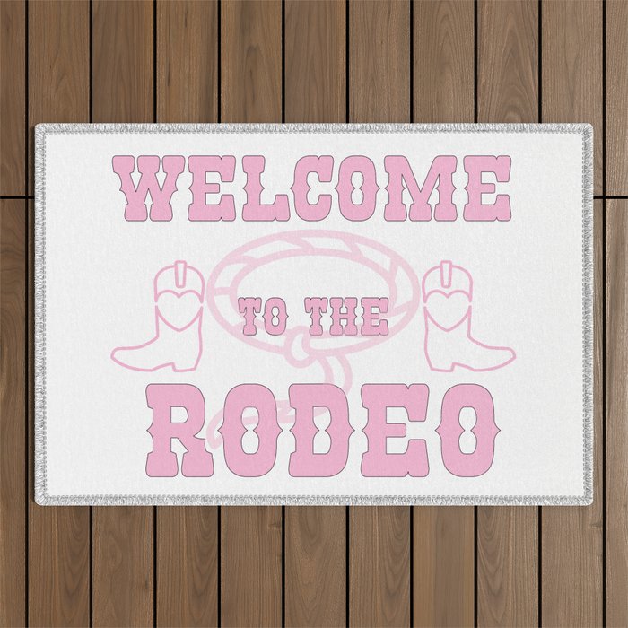 Welcome to the Rodeo Outdoor Rug