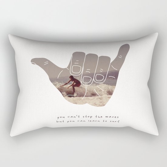 good vibrations Rectangular Pillow
