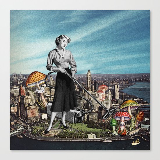 Spore Collector Canvas Print