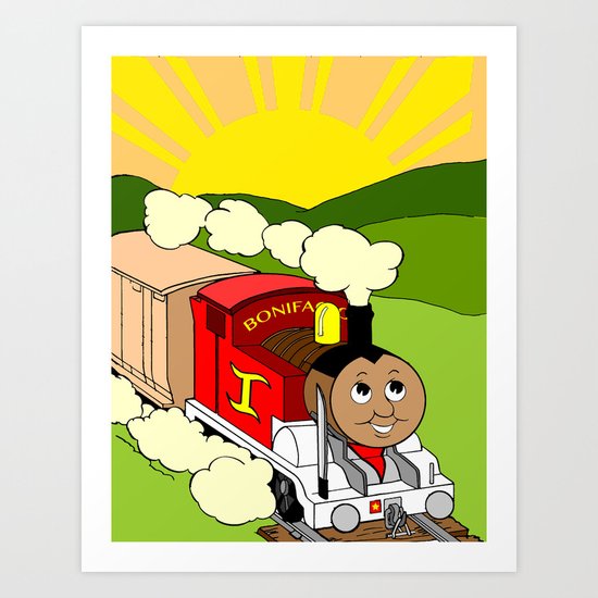 Bonifacio The Train Art Print