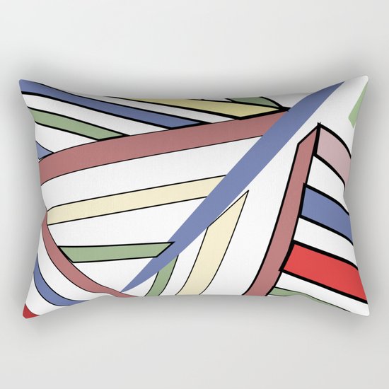 Haphazard Balance II Rectangular Pillow