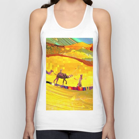 over the never ever ending sand Unisex Tank Top