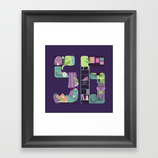 S6 tee Home is where S6 is Framed Art Print