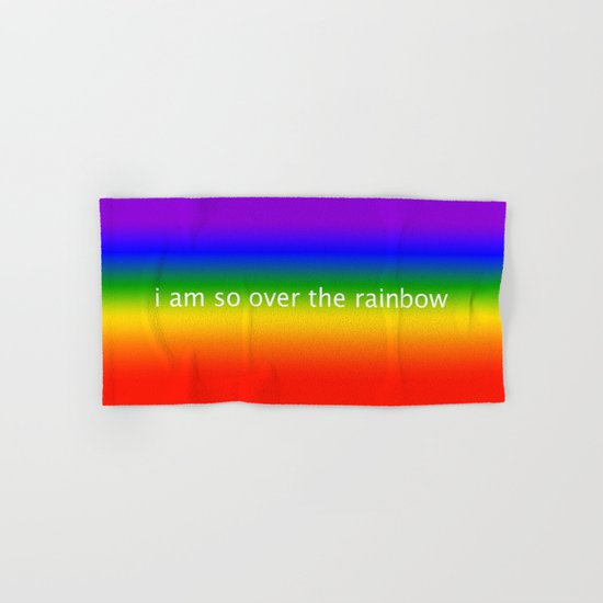 i am so over the rainbow Hand & Bath Towel