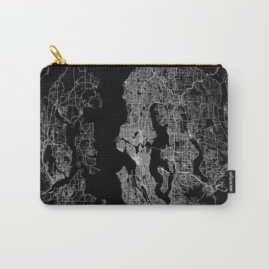 Seattle map Carry-All Pouch