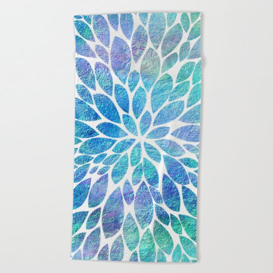 Petal Burst #8 Beach Towel