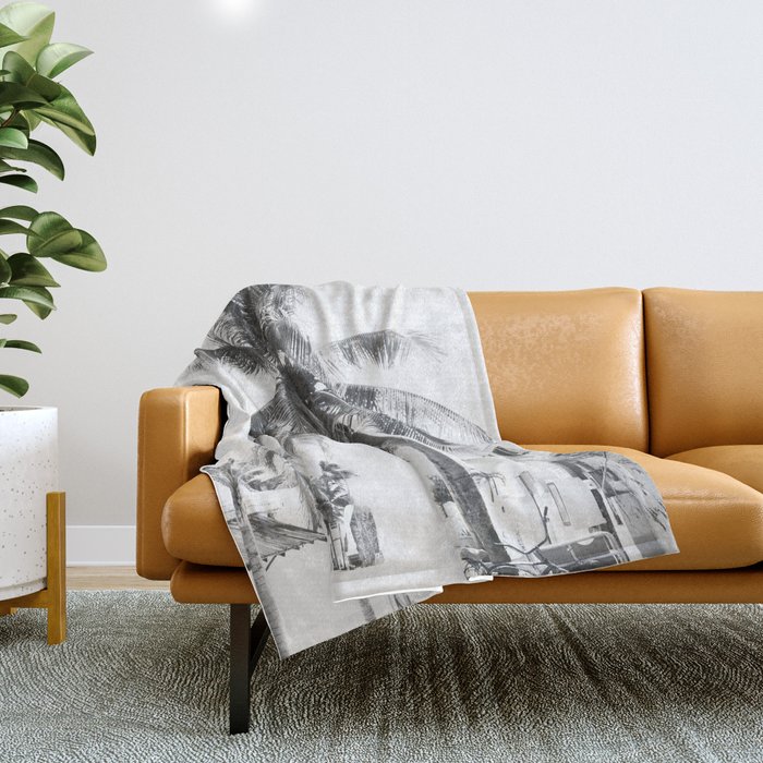 Caribbean Street Vibes #2 #wall #art #society6 Throw Blanket