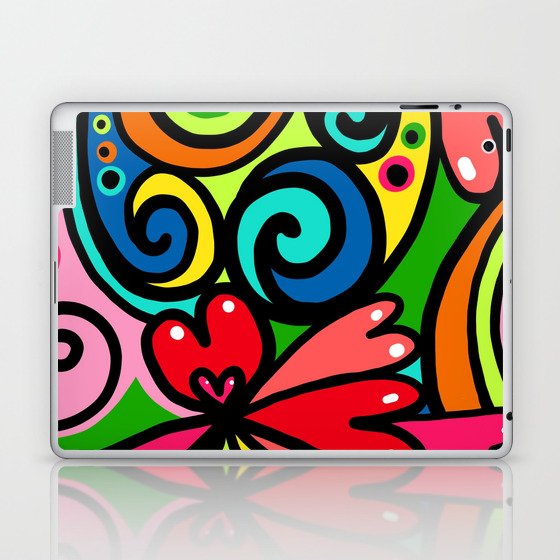 Heart Doodle 4 Laptop & iPad Skin