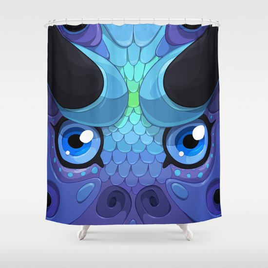 Lady Grey Shower Curtain