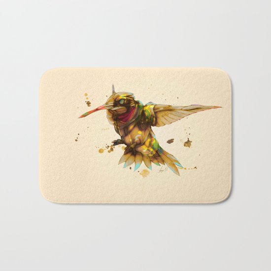 android hummingbird Bath Mat