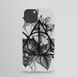 black flowers iPhone Case